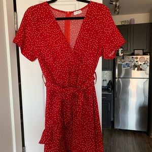 Red Polka Dot Dress